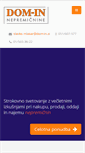 Mobile Screenshot of dom-in.si
